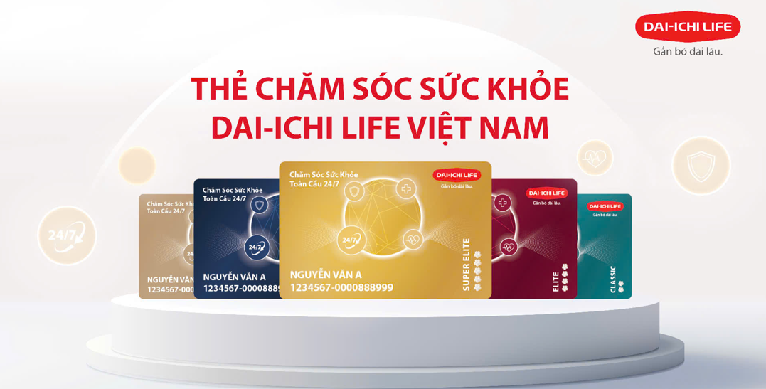 Sản phẩm mới thẻ sức khỏe của Dai-ichi Life